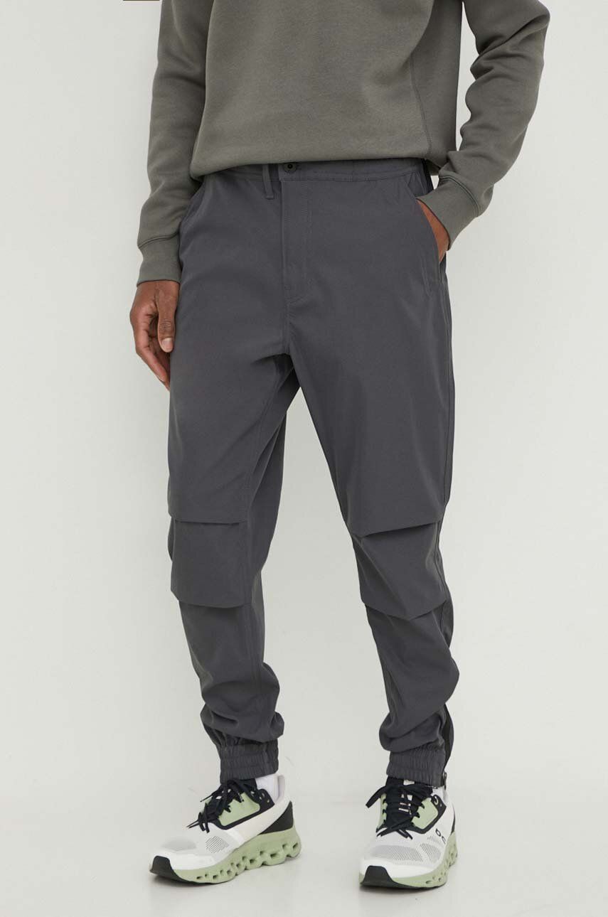 Imagine G-Star Raw pantaloni barbati, culoarea gri