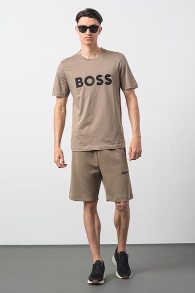 Imagine BOSS Tricou din bumbac cu imprimeu logo