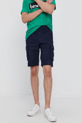 Imagine United Colors of Benetton Pantaloni scurți bărbați, culoarea albastru marin