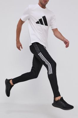 Imagine Adidas Performance Pantaloni GH7305 bărbați, culoarea negru, cu imprimeu