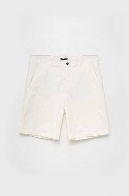 Imagine Sisley Pantaloni scurți bărbați, culoarea alb