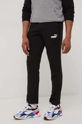 Imagine Puma pantaloni 586720 bărbați, culoarea negru, cu imprimeu 586720