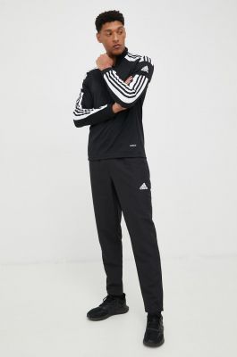 Imagine adidas Performance pantaloni de antrenament Entrada 22 bărbați, culoarea negru, uni H57533