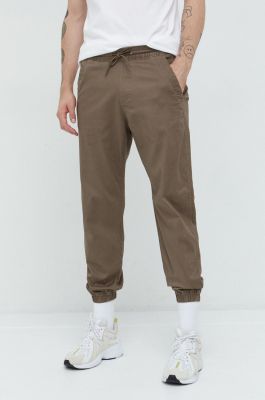 Imagine Abercrombie & Fitch pantaloni barbati, culoarea maro