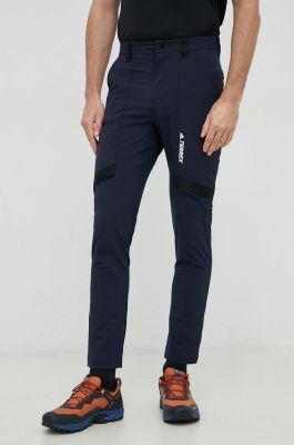 Imagine Adidas TERREX pantaloni de exterior Zupahike barbati, culoarea albastru marin