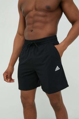Imagine adidas pantaloni scurți de antrenament Chelsea bărbați, culoarea negru IC9392