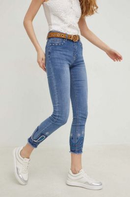 Imagine Answear Lab jeansi x colecția limitată SISTERHOOD femei high waist