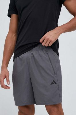 Imagine adidas Performance pantaloni scurți de antrenament Train Essentials culoarea gri IC6978