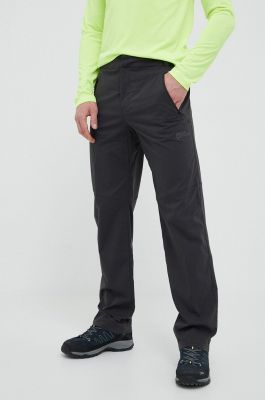 Imagine Jack Wolfskin pantaloni de exterior Glastal culoarea gri