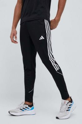 Imagine adidas Performance pantaloni de antrenament Tiro 23 League culoarea negru, cu imprimeu HS7232