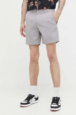 Imagine Abercrombie & Fitch pantaloni scurti barbati, culoarea gri