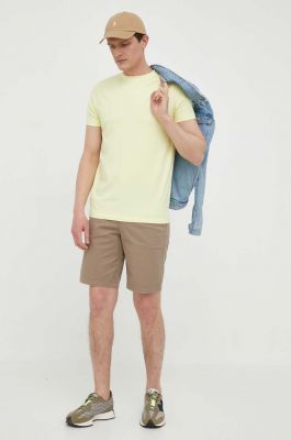 Imagine United Colors of Benetton pantaloni scurti barbati, culoarea maro