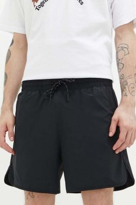 Imagine Abercrombie & Fitch pantaloni scurti barbati, culoarea negru