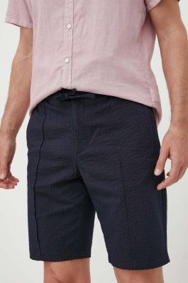 Imagine Pepe Jeans pantaloni scurti barbati, culoarea albastru marin