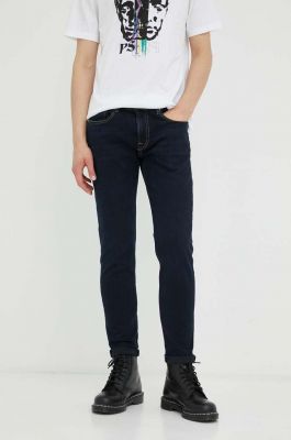 Imagine PS Paul Smith jeansi barbati, culoarea albastru marin