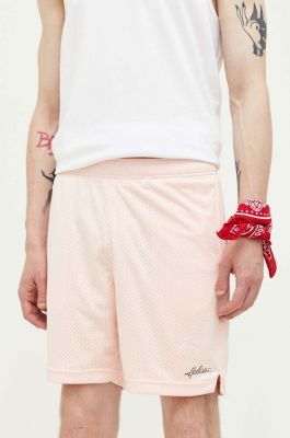 Imagine Hollister Co. pantaloni scurti barbati, culoarea roz