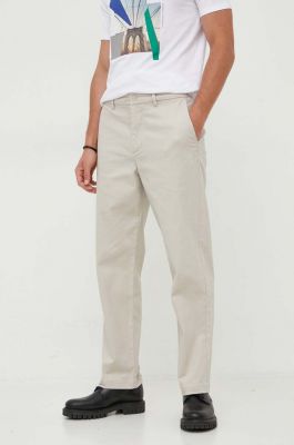 Imagine Armani Exchange pantaloni barbati, culoarea gri, drept