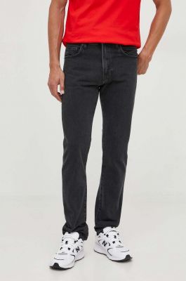 Imagine Sisley jeansi Liverpool barbati, culoarea negru