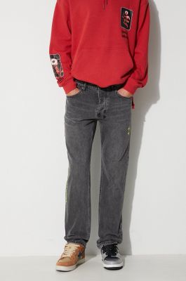 Imagine KSUBI jeans bărbați, culoarea gri