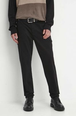 Imagine Medicine pantaloni barbati, culoarea negru, cu fason cargo