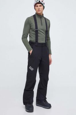 Imagine EA7 Emporio Armani pantaloni de schi culoarea negru