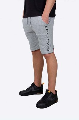 Imagine Alpha Industries pantaloni scurți Al Sweat bărbați, culoarea gri 116365.17-grey