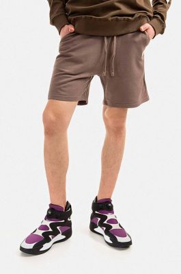 Imagine Alpha Industries pantaloni scurți din bumbac culoarea maro 106365.628-brown