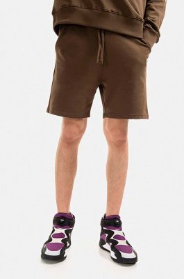 Imagine Alpha Industries pantaloni scurți din bumbac culoarea maro 106365.629-brown