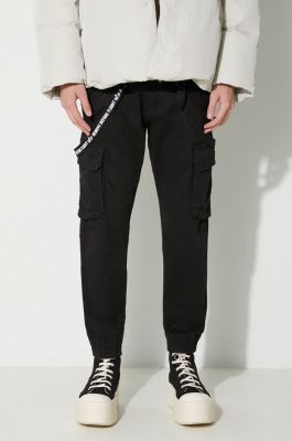 Imagine Alpha Industries pantaloni bărbați, culoarea negru