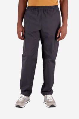 Imagine New Balance pantaloni bărbați, culoarea gri, drept