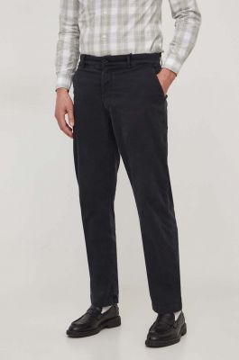 Imagine Pepe Jeans pantaloni barbati, culoarea negru, drept