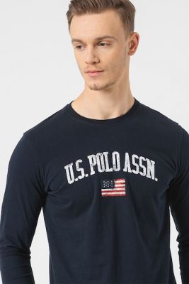 Imagine U.S. Polo Assn. Bluza cu imprimeu logo
