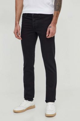 Imagine Sisley jeansi barbati, culoarea negru