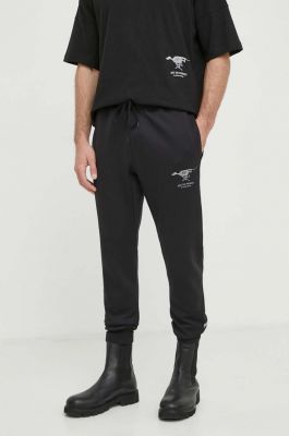 Imagine G-Star Raw pantaloni de trening culoarea negru, cu imprimeu