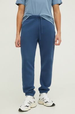 Imagine Hollister Co. pantaloni de trening culoarea albastru marin, cu imprimeu