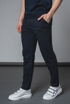 Imagine Karl Lagerfeld Pantaloni de trening din amestec de bumbac cu buzunare laterale