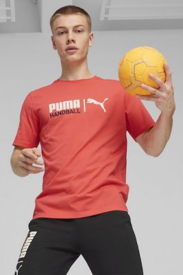 Imagine Puma Tricou regular fit cu logo pentru handbal