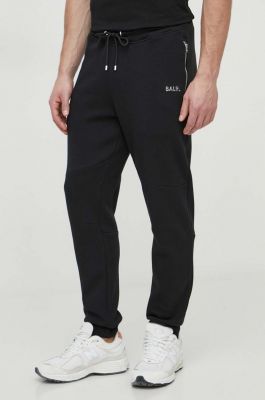 Imagine BALR. pantaloni de trening culoarea negru, cu imprimeu
