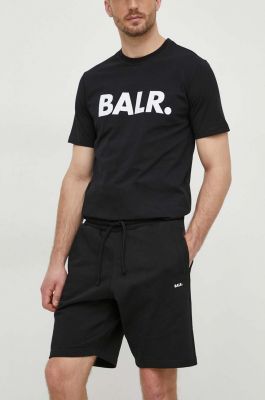 Imagine BALR. pantaloni scurti din bumbac culoarea negru