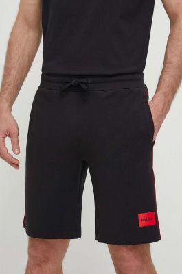 Imagine HUGO pantaloni scurți bărbați, culoarea negru 50510578