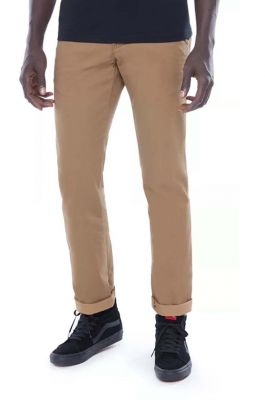 Imagine Vans pantaloni Authentic bărbați, culoarea bej, cu fit chinos VN0A3143DZ9-brown