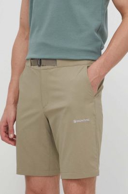 Imagine Montane pantaloni scurți outdoor Tenacity Lite culoarea verde, MTNSH15