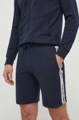 Imagine Emporio Armani Underwear pantaloni scurți de lounge culoarea albastru marin, 111004 4R571