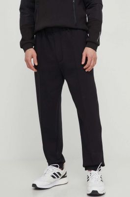 Imagine Emporio Armani pantaloni barbati, culoarea negru, drept, 3D1P75 1JHSZ