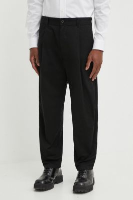 Imagine Diesel pantaloni P-ARTHUR barbati, culoarea negru, cu fason chinos, A11096.0HJAH