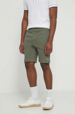 Imagine Lacoste pantaloni scurti barbati, culoarea verde