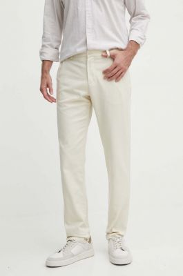 Imagine Sisley jeansi barbati, culoarea bej, drept