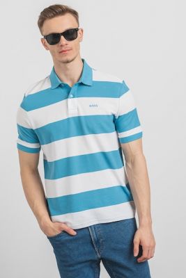 Imagine BOSS Tricou polo in dungi Pales