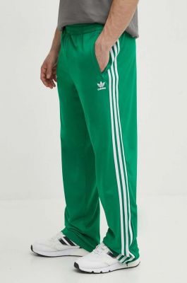 Imagine adidas Originals pantaloni de trening culoarea verde, cu imprimeu, IU0768