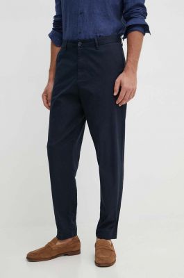 Imagine Armani Exchange pantaloni barbati, culoarea albastru marin, mulata, 3DZP07 ZN3TZ